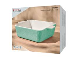Maxwell and Williams Blooms Square Baker 19x19x6.5cm Green
