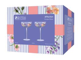 Maxwell and Williams Affection Coupe Glass 300ml Set Of 2