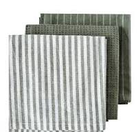 Katerina Tea Towel 3 Pack 50x70cm Green