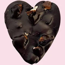 Freckleberry Dark Chocolate with Mint Slice Heart