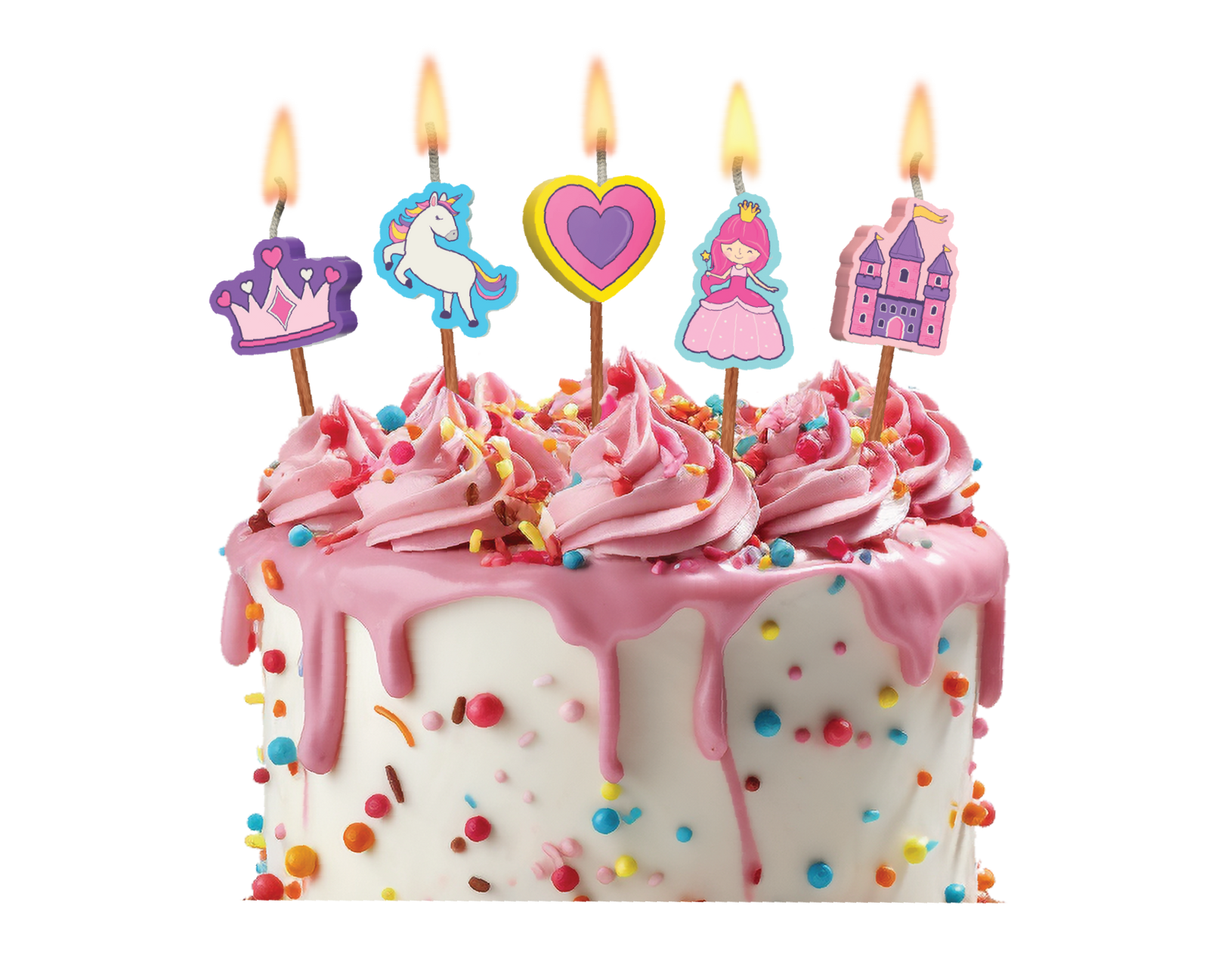 Princess Novelty Candle Set