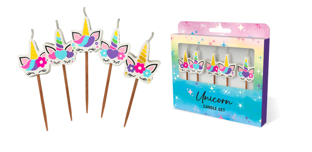 Unicorn Land Novelty Candle Set