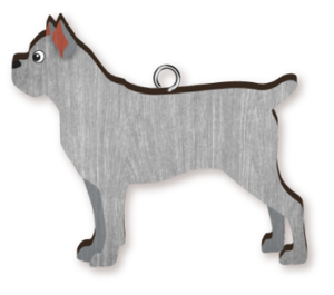 Handmade cane corso Keychain