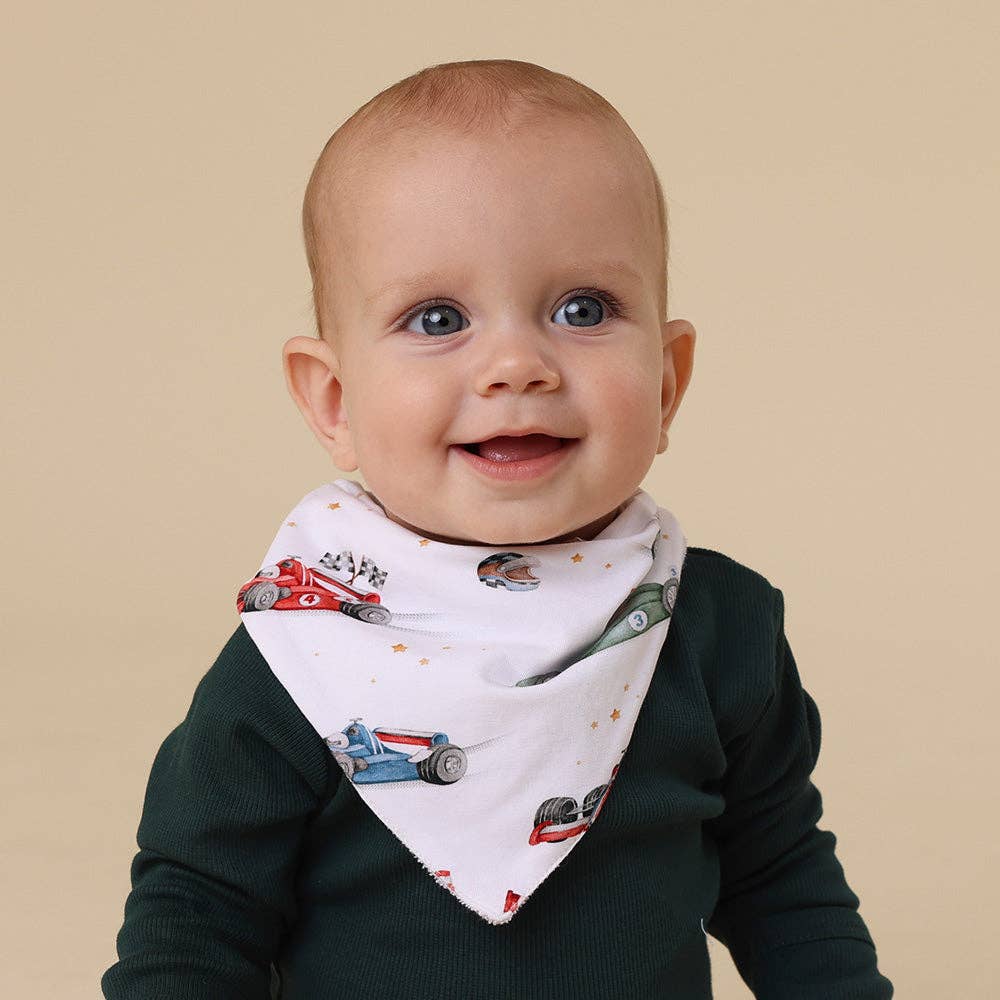 Snuggle Hunny Little Racers Dribble Bib