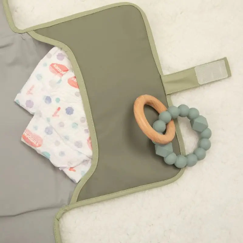 Recycled Changing Wallet - Sage