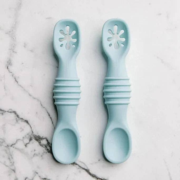 Sticky Spoons - Best Baby Spoon: Blue Lemonade