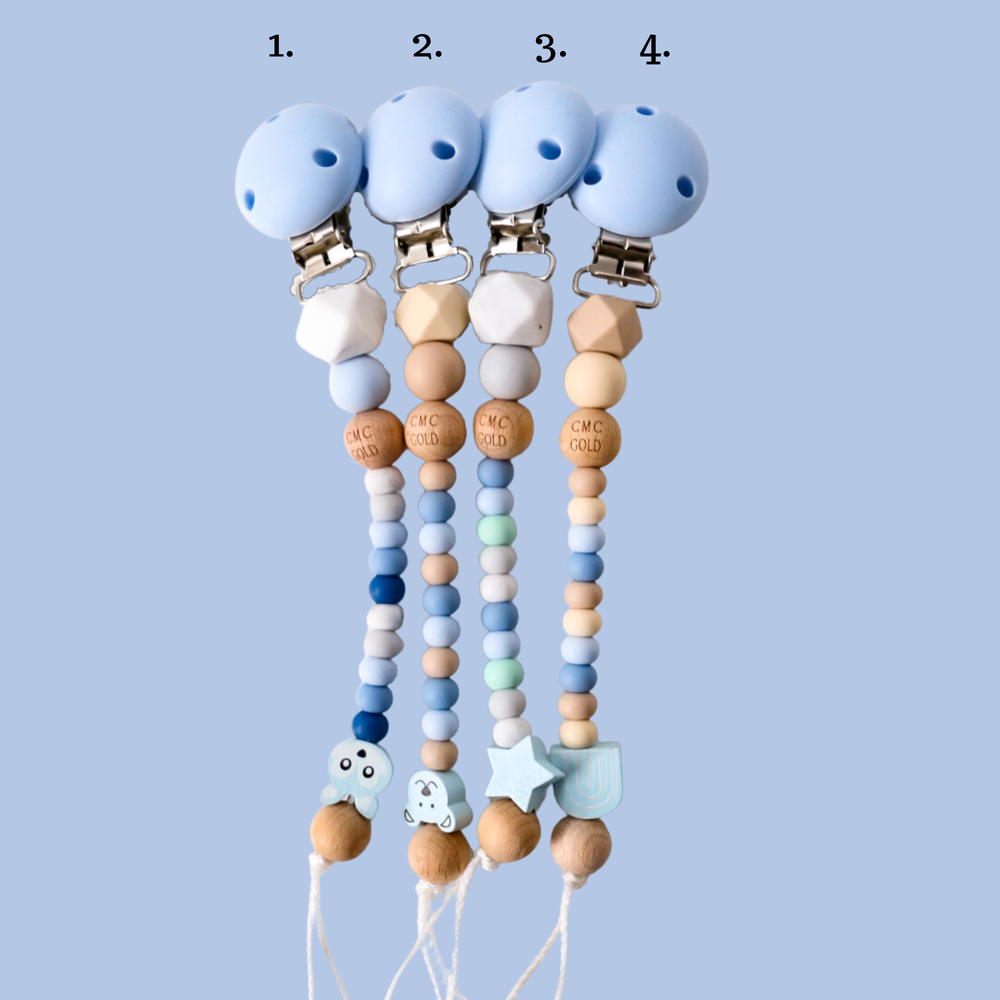 Candy Shop Dummy Clips Pre Designed Styles: Baby Blue Clip - Design 3