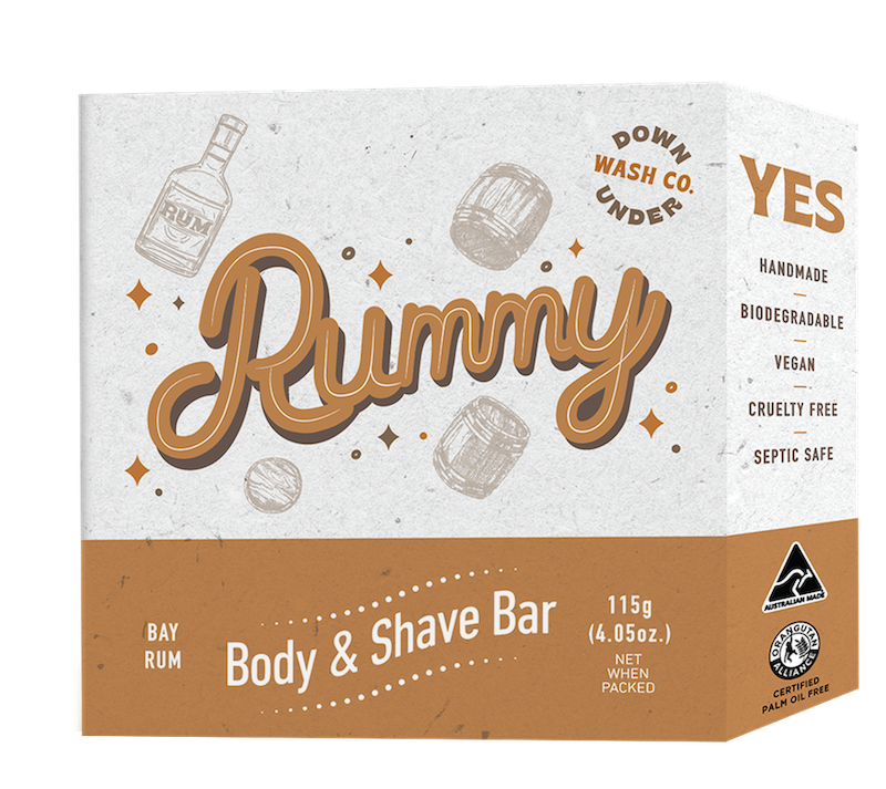 Rummy Body &amp; Shave Bar (Bay Rum)