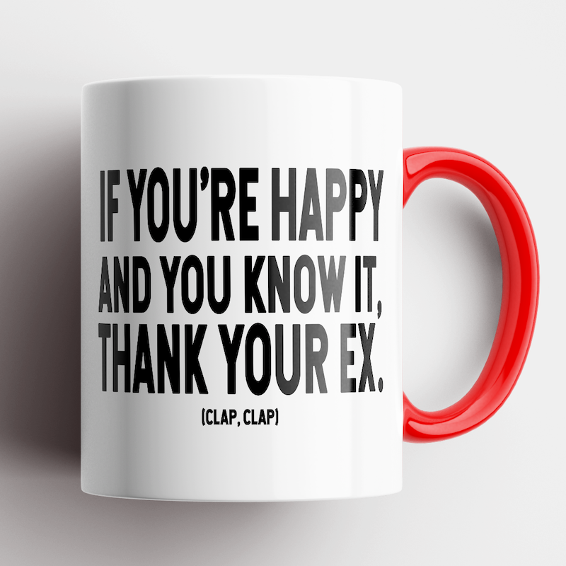 Thank Your Ex Mug: BLACK