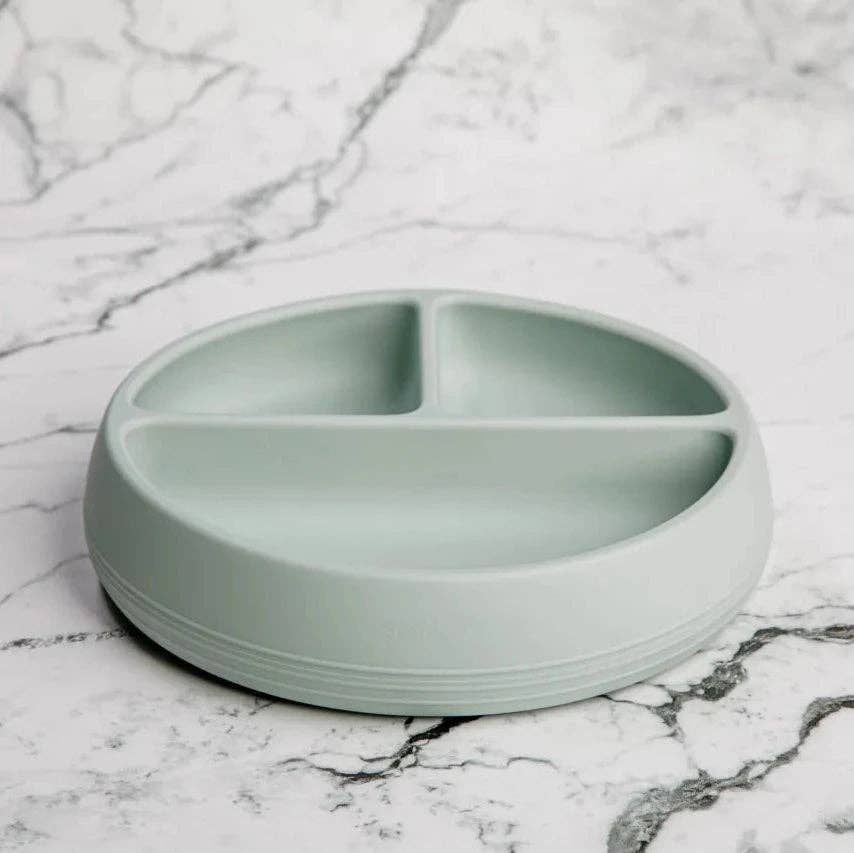 Suckie Scoop Divided Suction Plate: Fairy Floss
