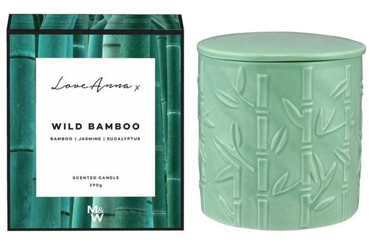 Love Anna Wild Bamboo Scented Candle 290g