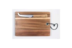 Peer Sorensen Rectangle Cheese Board With Knife Acacia Wood