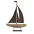 Sailboat Handcrafted Timber and Rust Metal