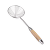 dline Stainless Steel Wok Wire Skimmer with Beechwood Handle 13.5cm