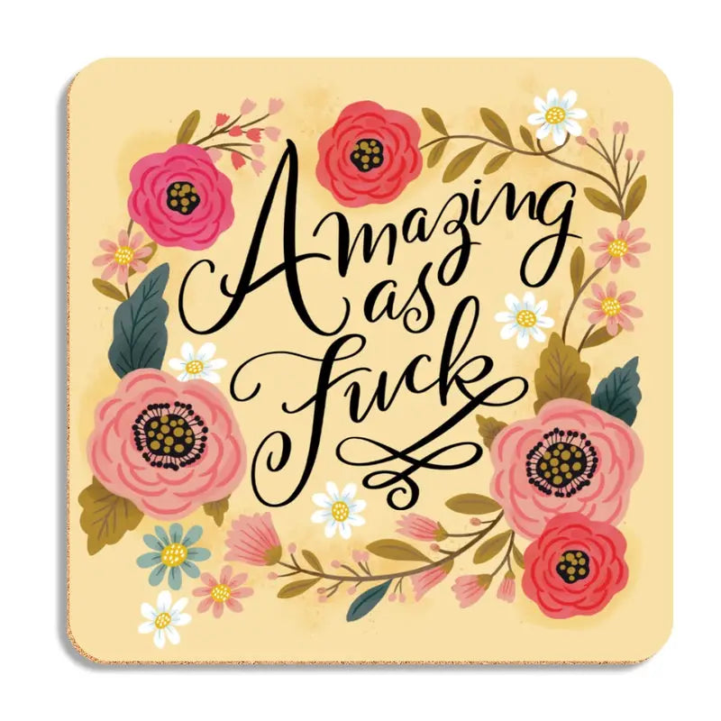Coaster Amazing As Fuck Yellow
