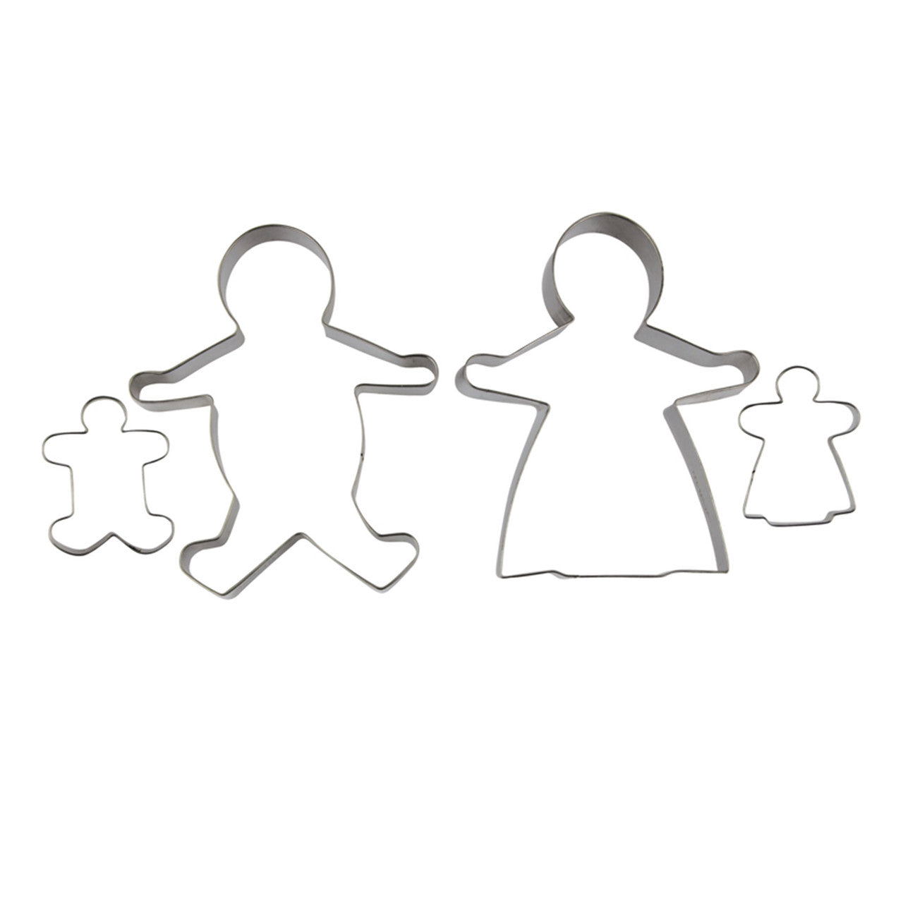 Avanti Ginger Bread Family Cookie Cutters Set 4