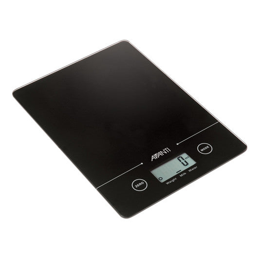 Avanti Compact Kitchen Scales Black