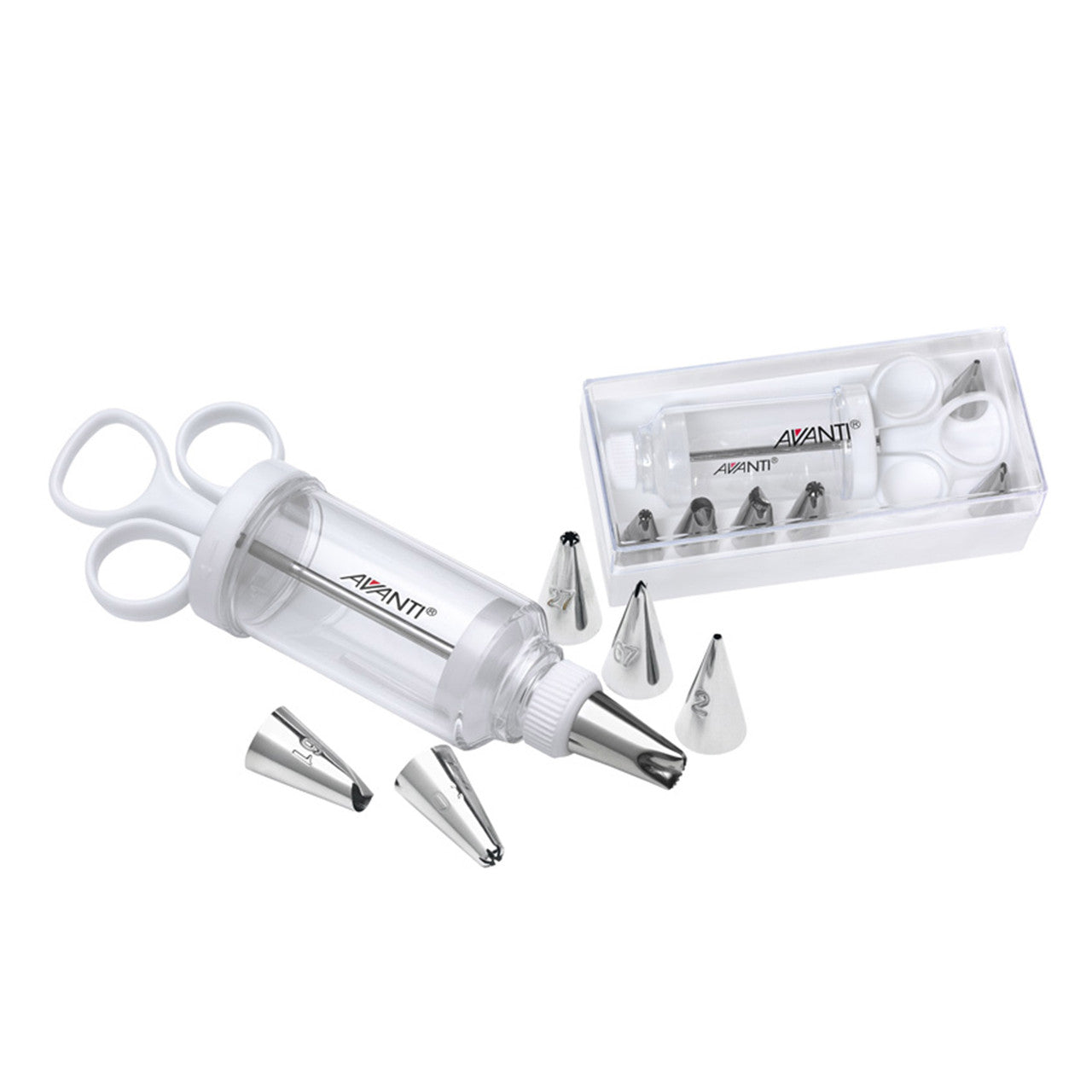 Avanti 7 Pce Syringe Icing Set