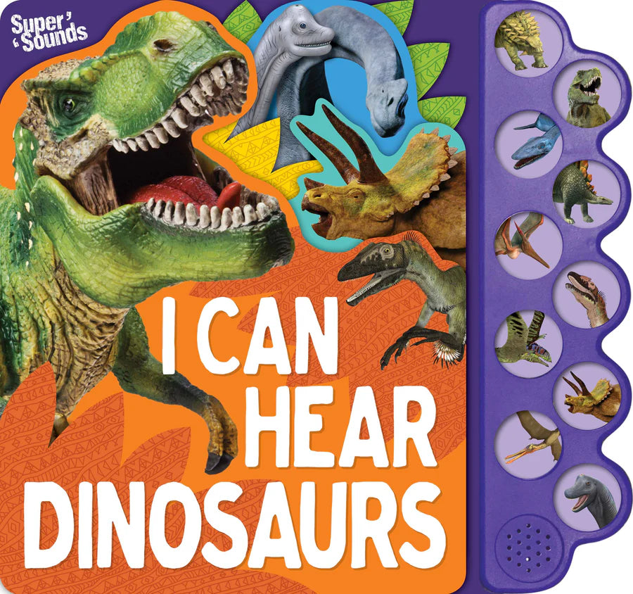 10 Button Sound Book I Can Hear Dinosaurs