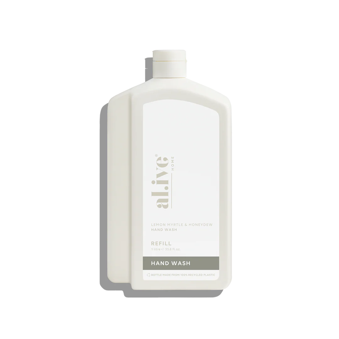Alive Dishwash Liquid Refill Lemon and Honeydew 1Lt