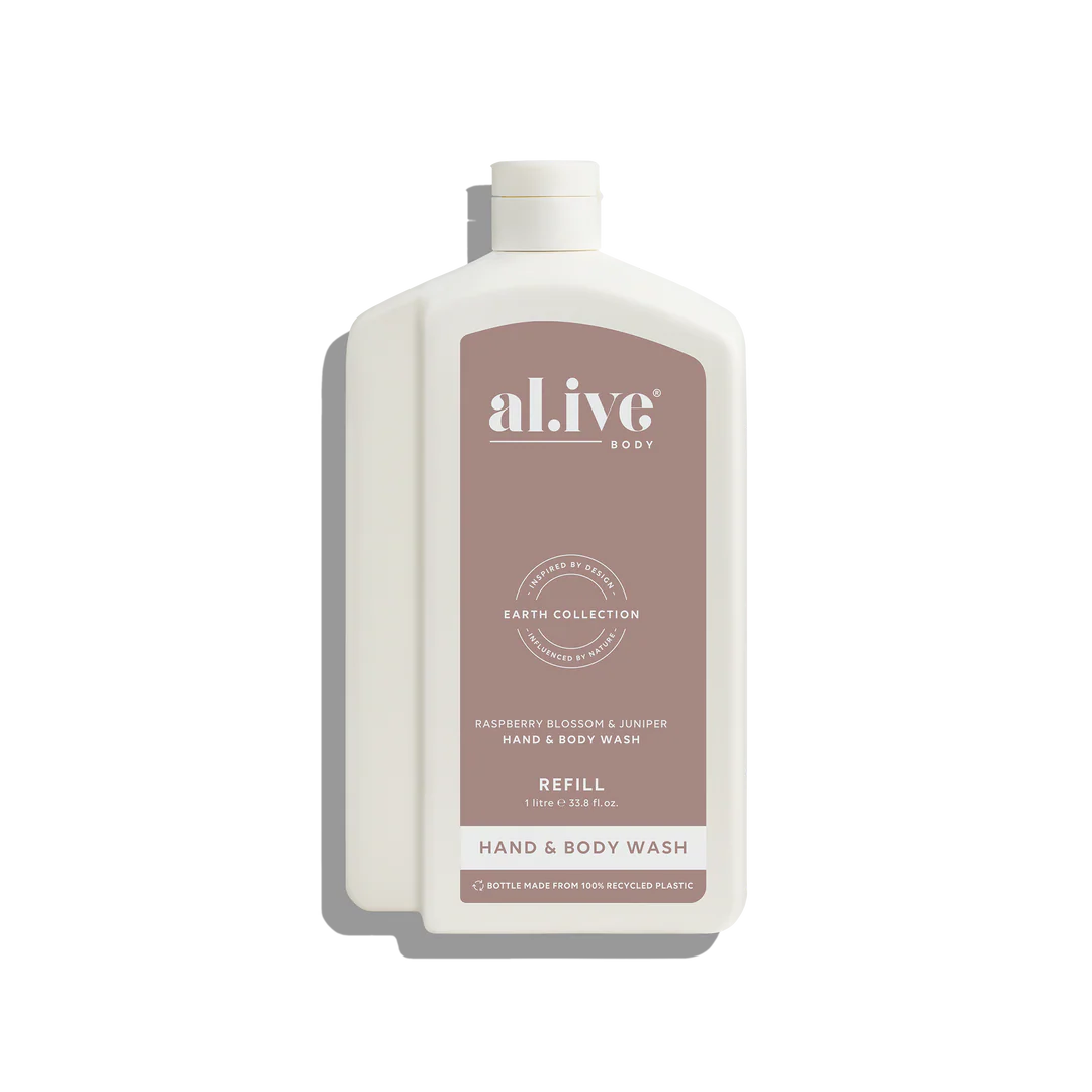 Alive Hand And Body Wash Refill Raspberry Blossom And Juniper 1L