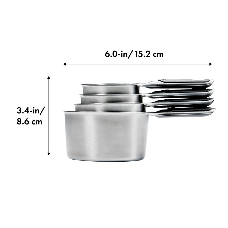 OXO Good Grips 4 Pce SS Measuring Cup Set