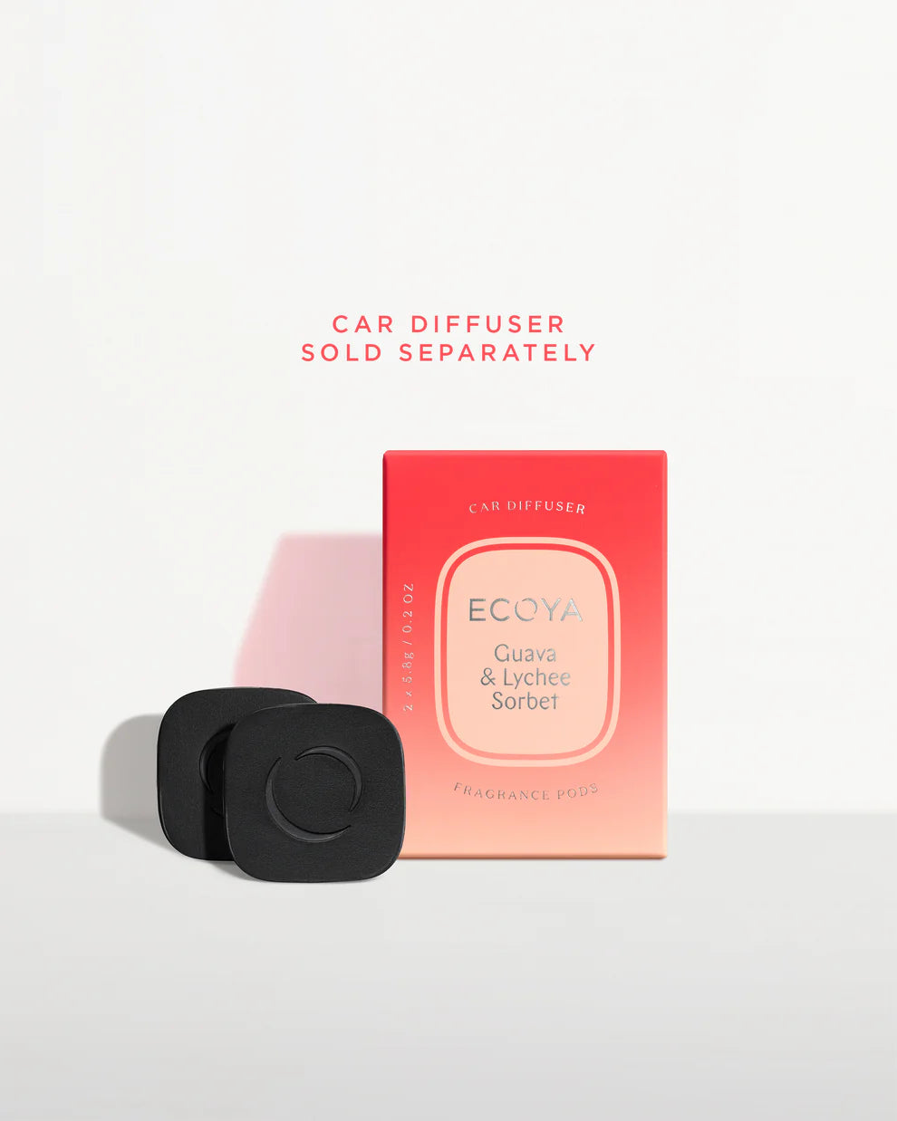Ecoya Car Diffuser Fragrance Pod Guava and Lychee Sorbet