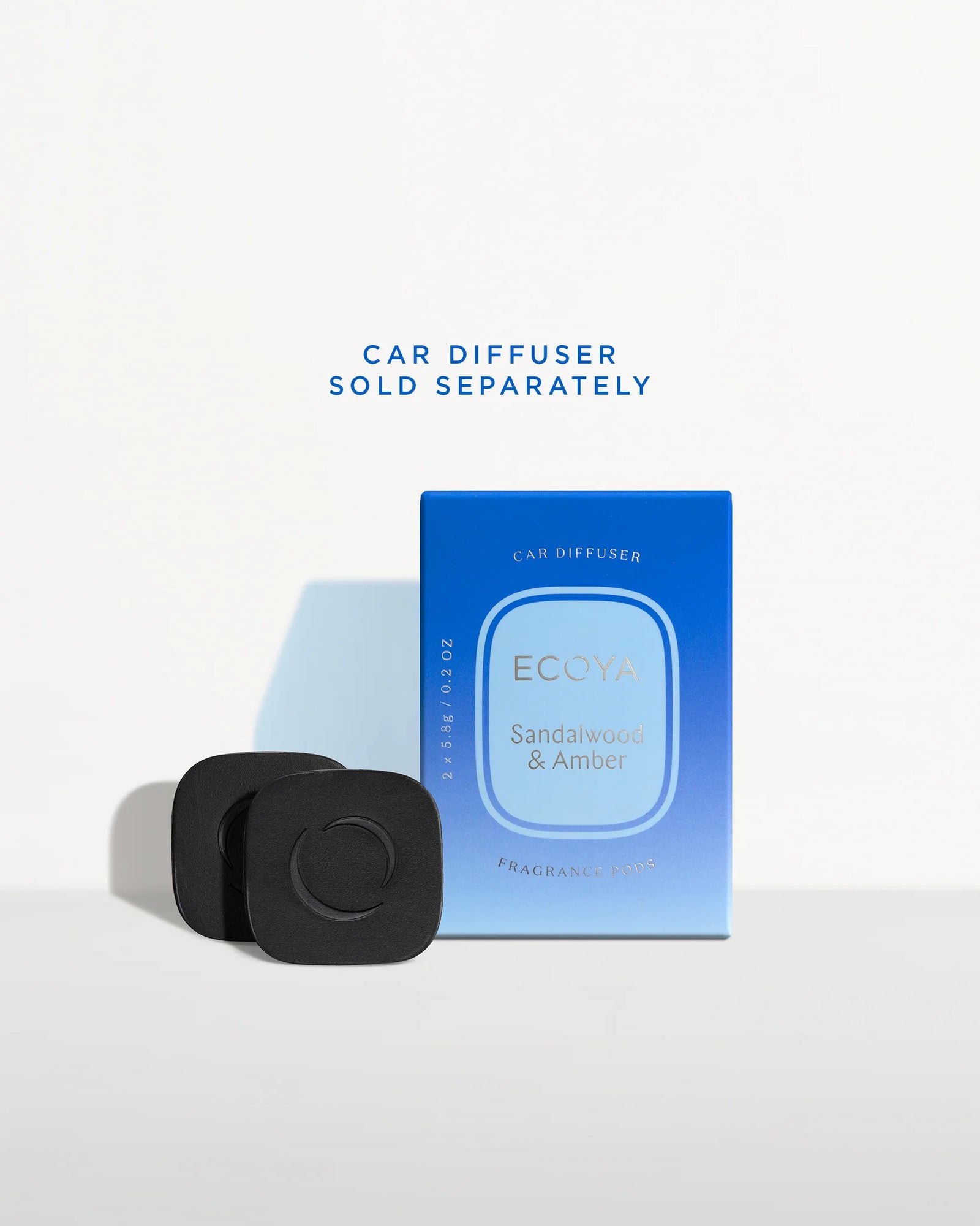 Ecoya Car Diffuser Fragrance Pod Sandalwood and Amber