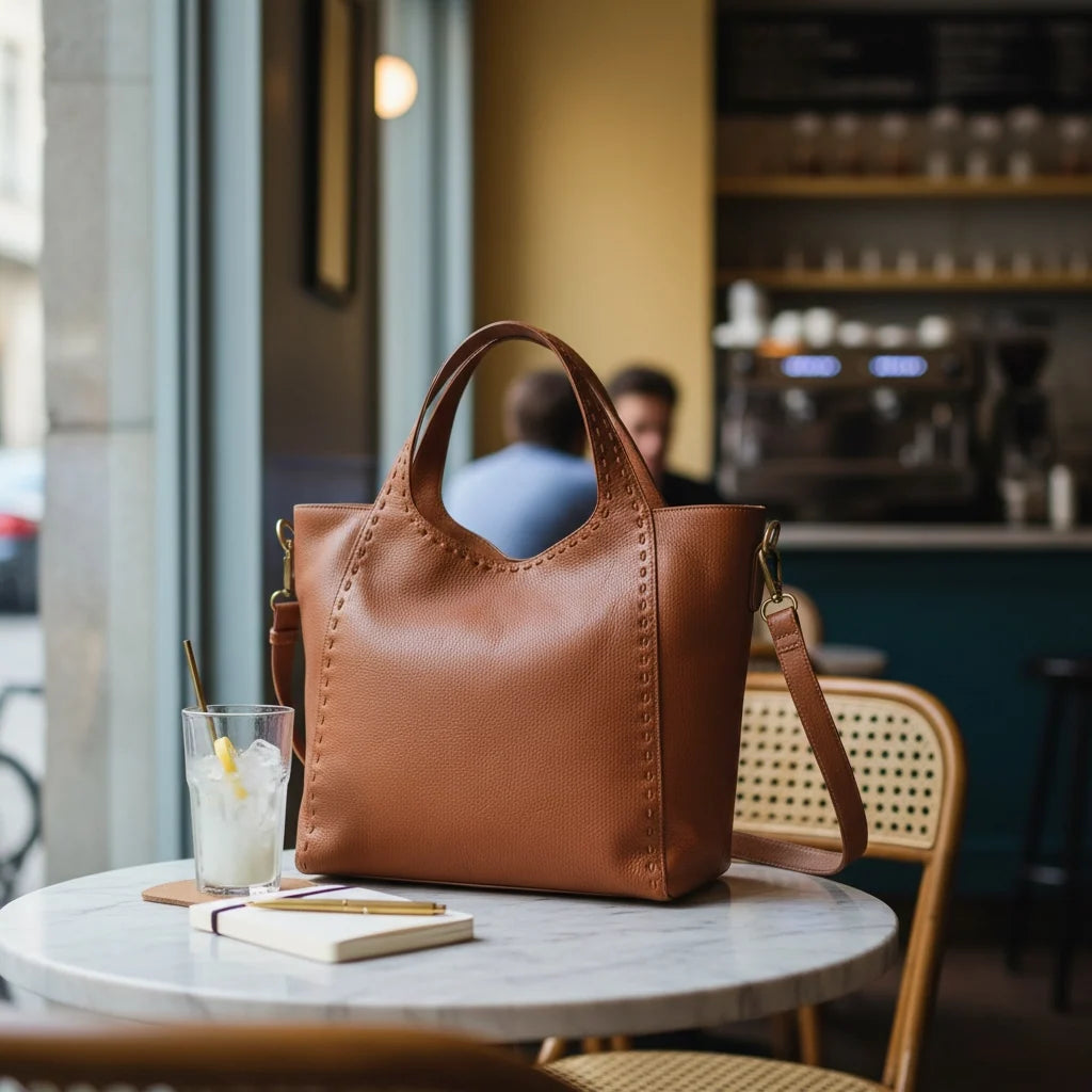 Cosgrove And Co Genuine Leather Madeline Chocolate