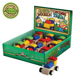 Wooden Clockwork Train