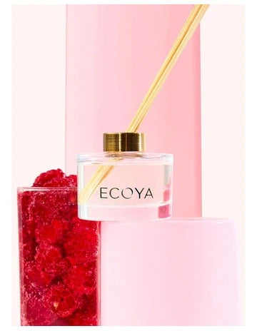 Ecoya Rosewater and Raspberry Mini Reed Diffuser 50ml