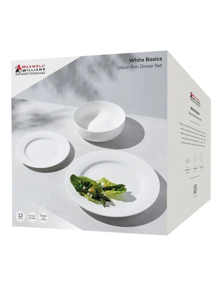 Maxwell and Williams Urban Rim Dinner Set 12pc