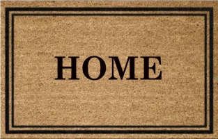 Soulmate PVC Back Mat Home 45x75cm