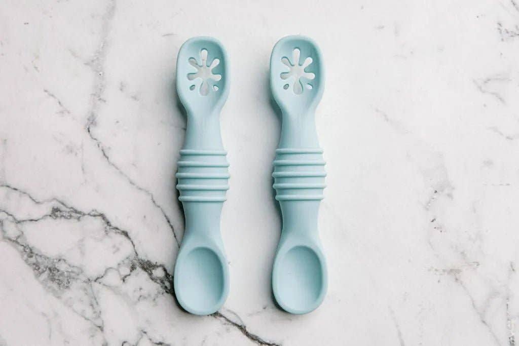 Sticky Spoons - Best Baby Spoon: Blue Lemonade