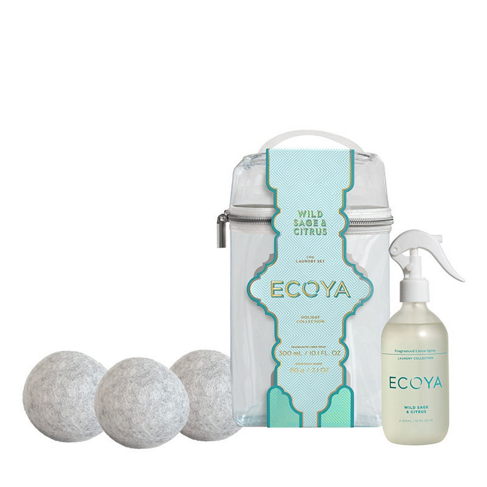 Ecoya Wild Sage &amp; Citrus Laundry Set Holiday Collection