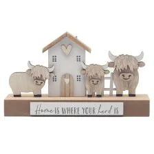 Highland Cow Home is where your herd is