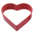 Heart Cookie Cutter 8cm Red