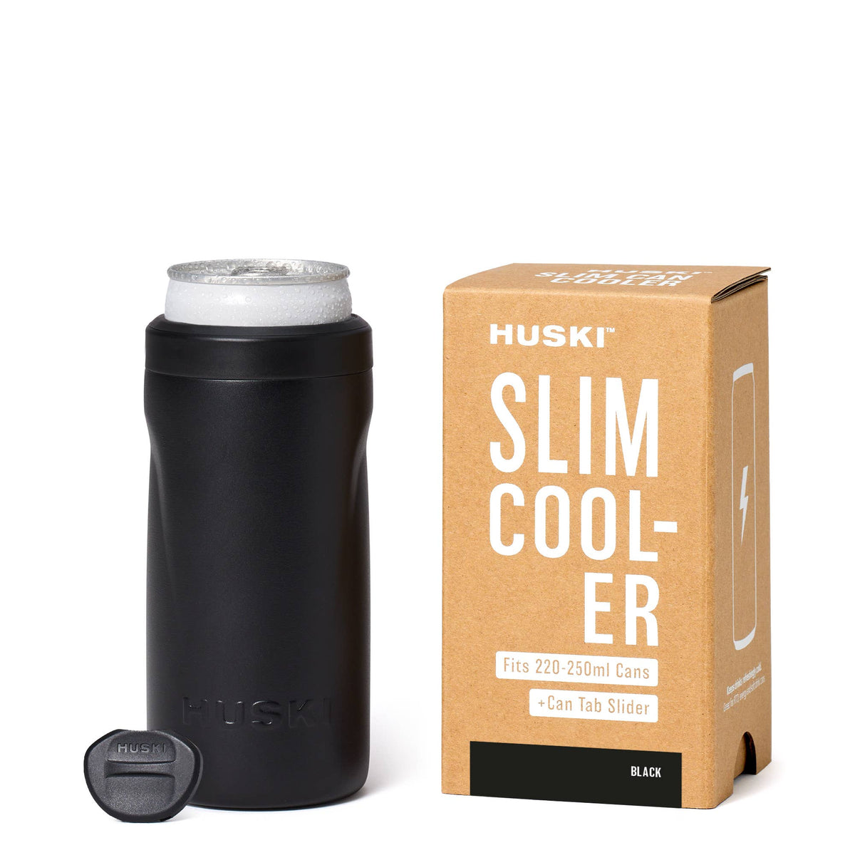 NEW: Huski Slim Can Cooler - Black
