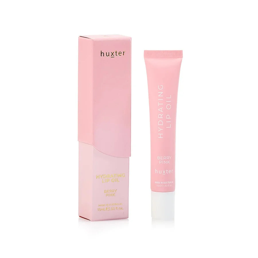 Huxter Hydrating Lip Oil Berry Pink