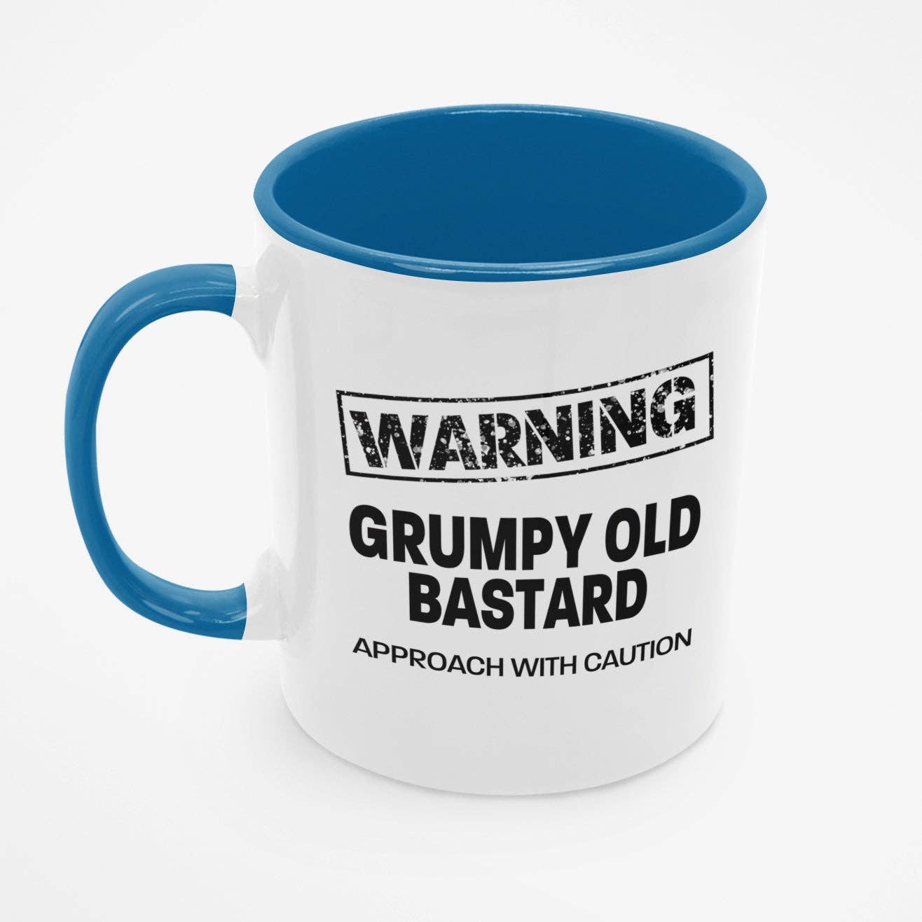 Grumpy Bastard Mug: BLACK HANDLE