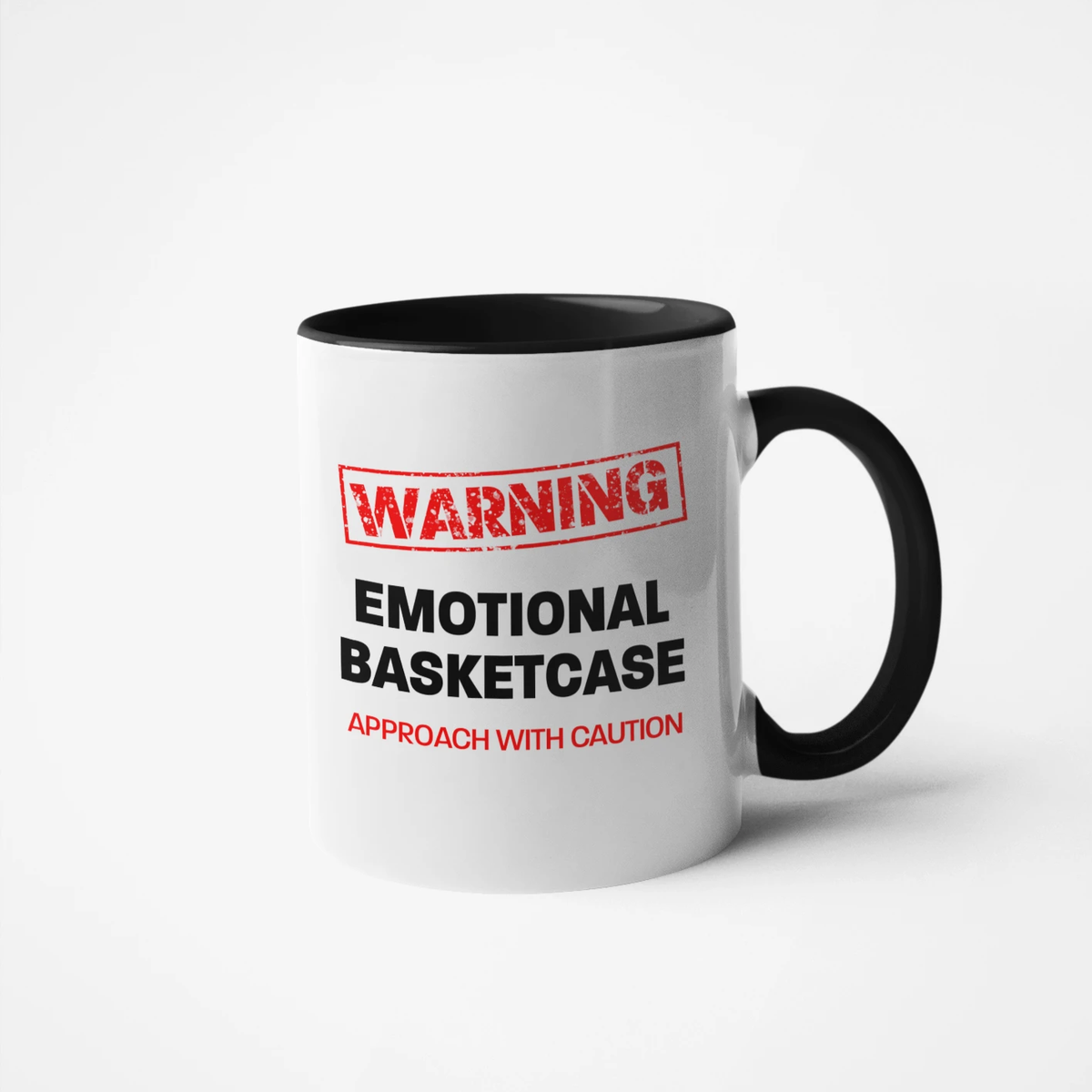 WARNING  Approach With Caution Mug: MOODY OLD CUNT