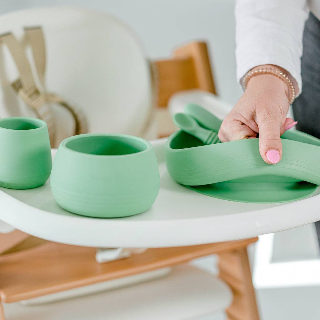 Suckie Scoop Silicone Suction Plate: Biscoff