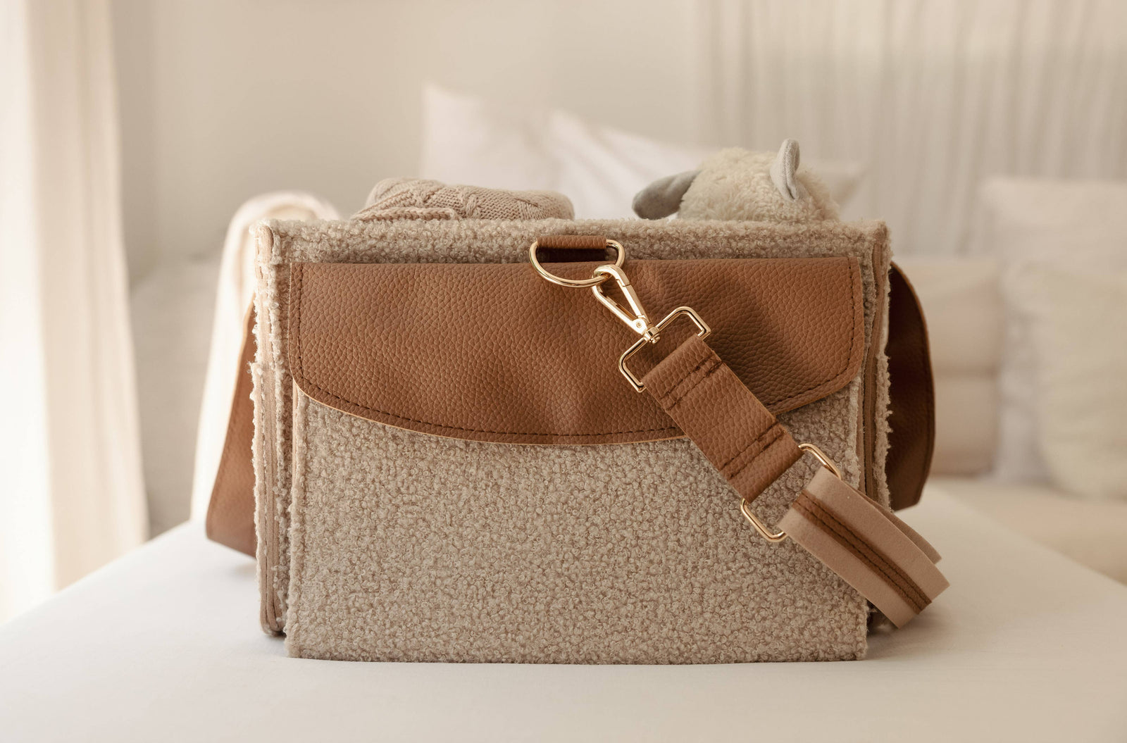 XL Teddy Caddy- Nude Tan