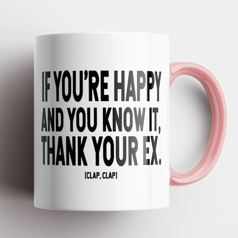 Thank Your Ex Mug: BLACK