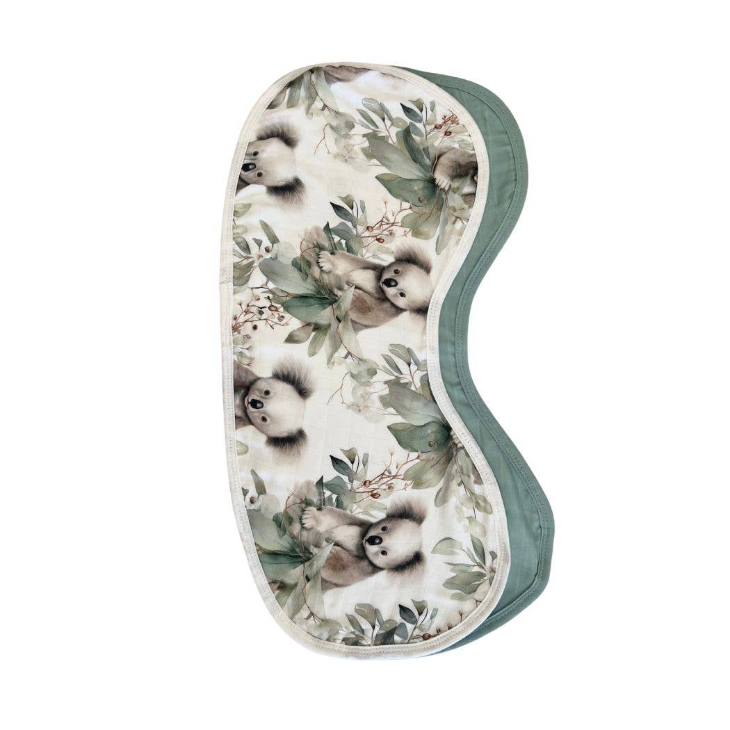 Cuddle Bug & Co Burp Bib Cuddly Koala & Green
