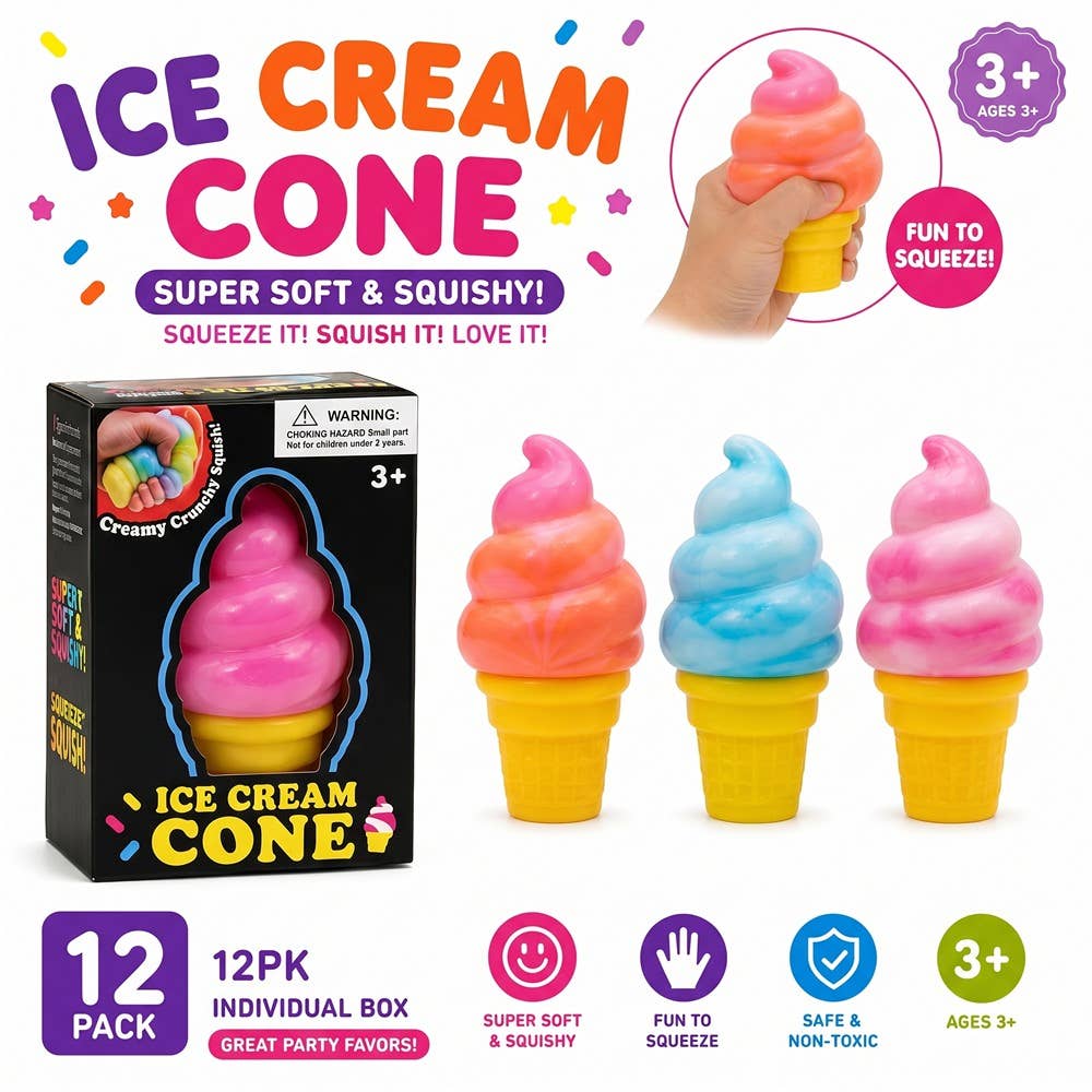 12pk Ice Bar Pop sicle Squishy Toy Boxed Fidget dumpling bun: Bar