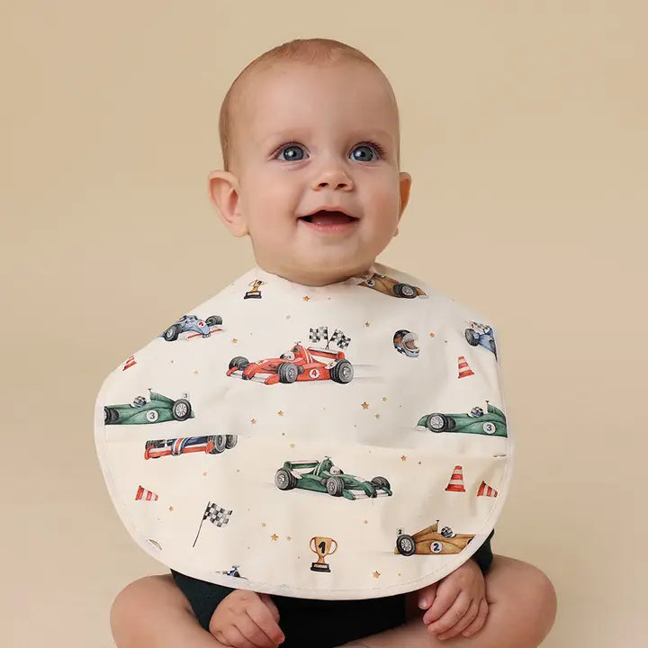 Snuggle Hunny Little Racers Snuggle Bib
