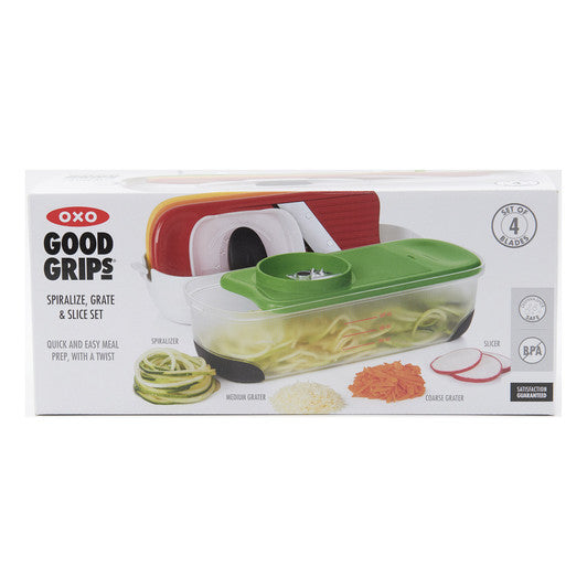 OXO Good Grips Spiralize Grate & Slice Set
