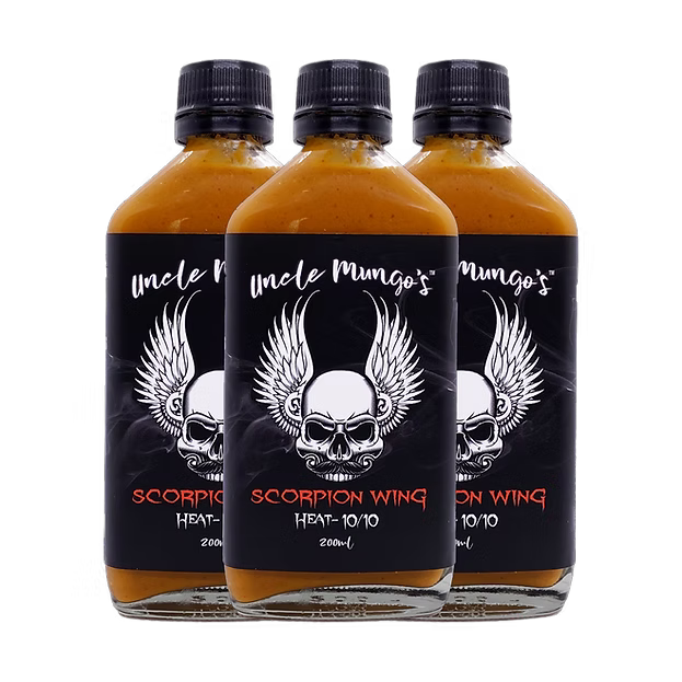 Uncle Mungos Scorpion Wing Sauce Heat 10/10 200ml