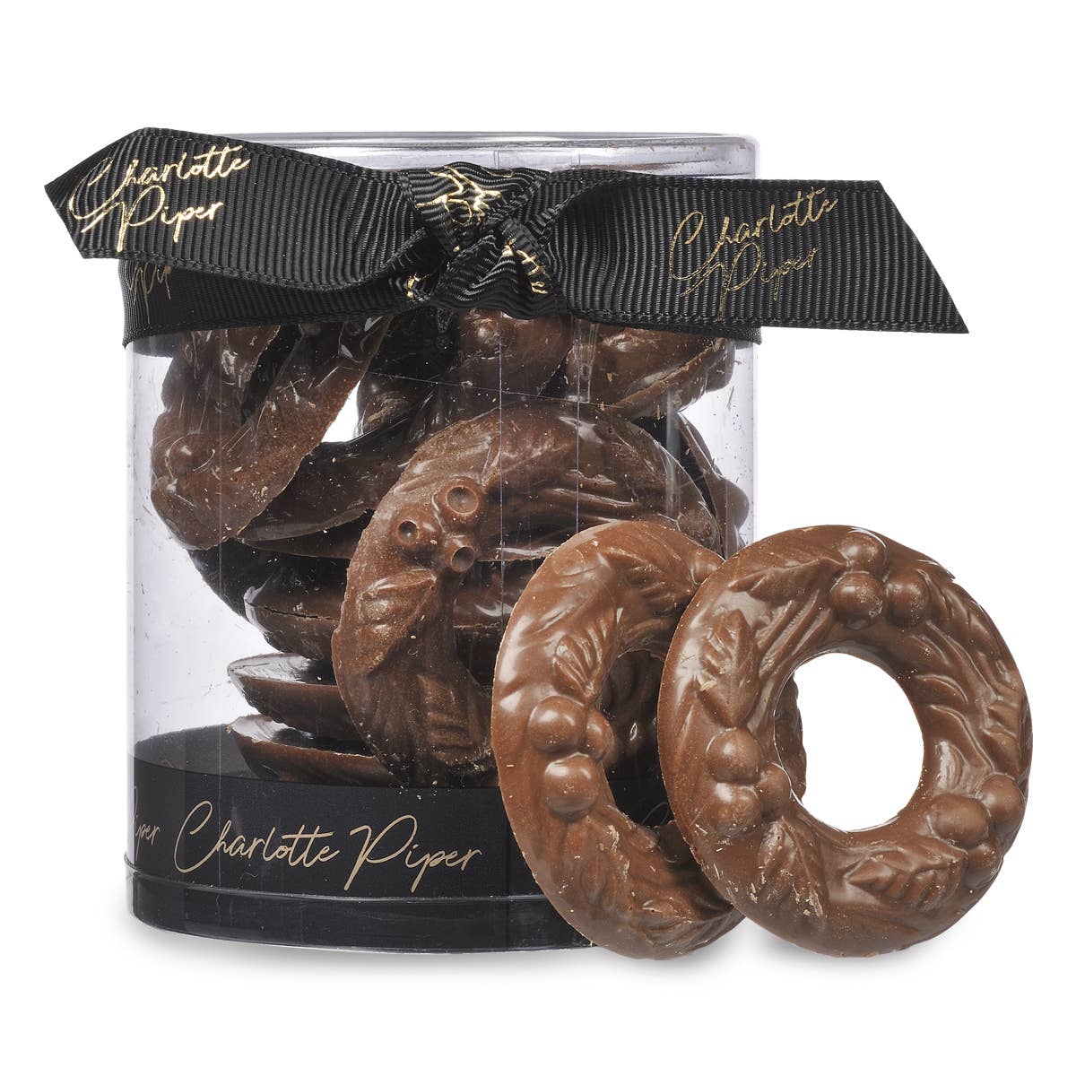 Charlotte Piper Milk Chocolate Christmas Wreaths